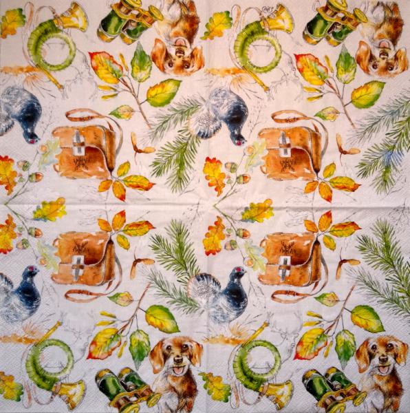 HUN-020 Dogs - 3-ply - Ihr